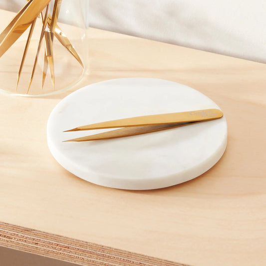 Gold Sharp Pointed Precision Luxury Tweezers