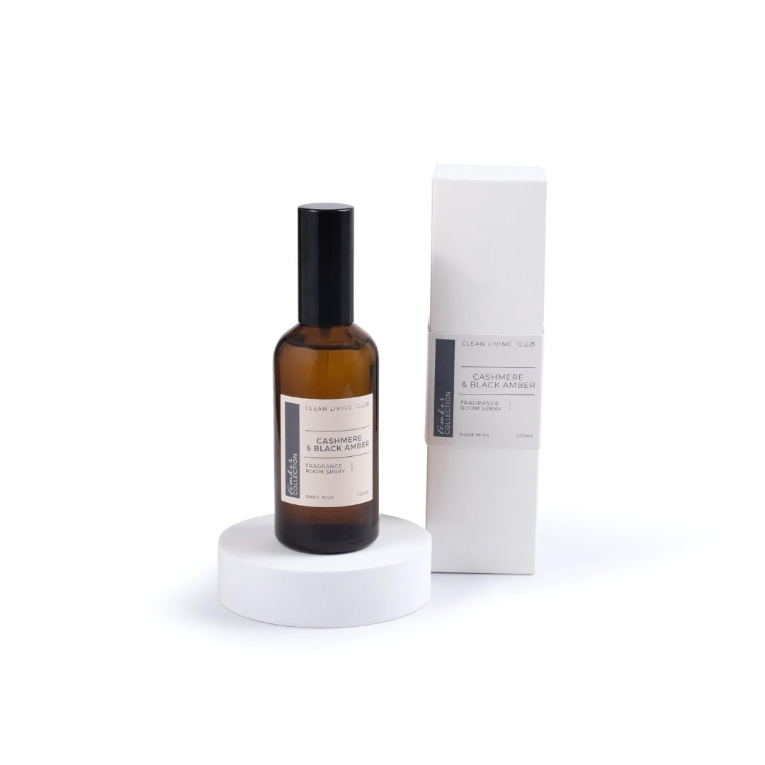 Cashmere & Black Amber Home Fragrance Collection