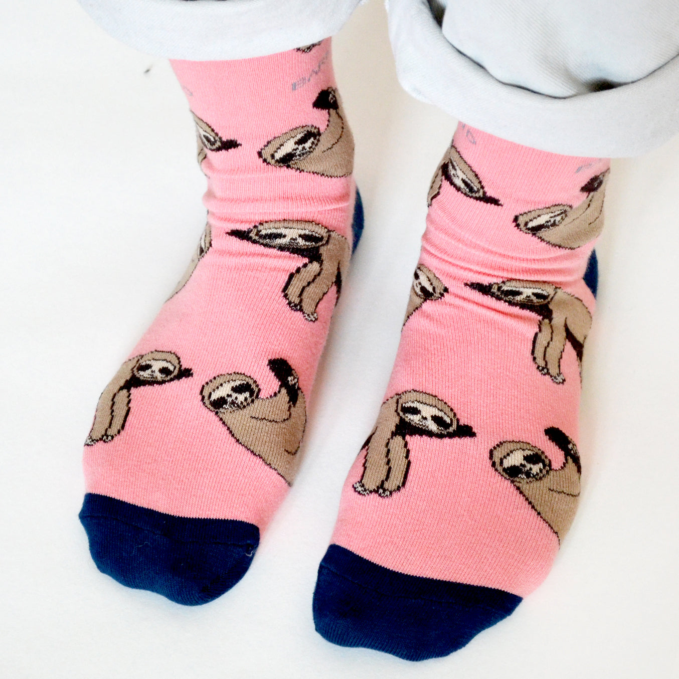 Save the Sloths Bamboo Socks