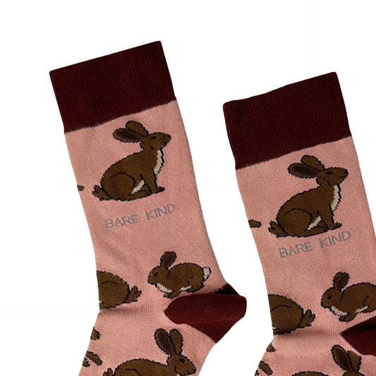 Save the Hares Bamboo Socks