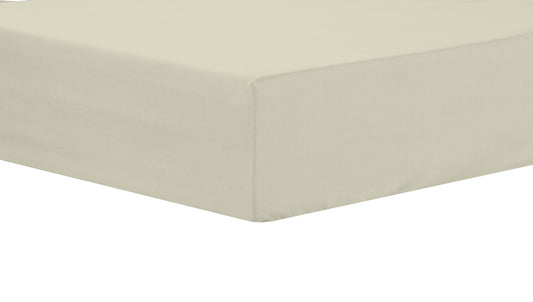 OLIVIA ROCCO Basics Fitted Sheet Indus Valley Cotton Linen Elasticated For Perfect Fit