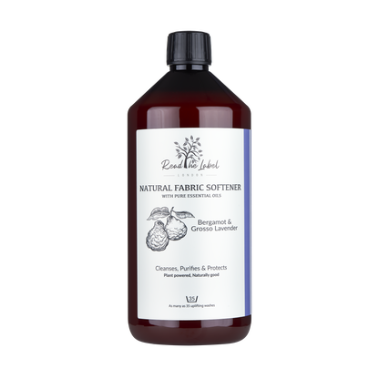 Natural Fabric Softener – Bergamot & Grosso Lavender