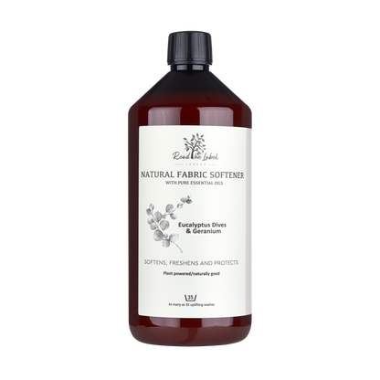 Natural Fabric Softener – Eucalyptus Dives & Geranium