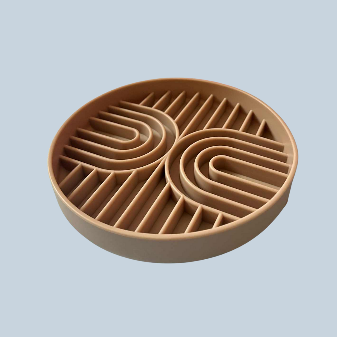 Slow & Steady - 2-in-1 Slow Feeder Bowl & Lick Mat | Calmer Mealtimes | Tail Tips UK