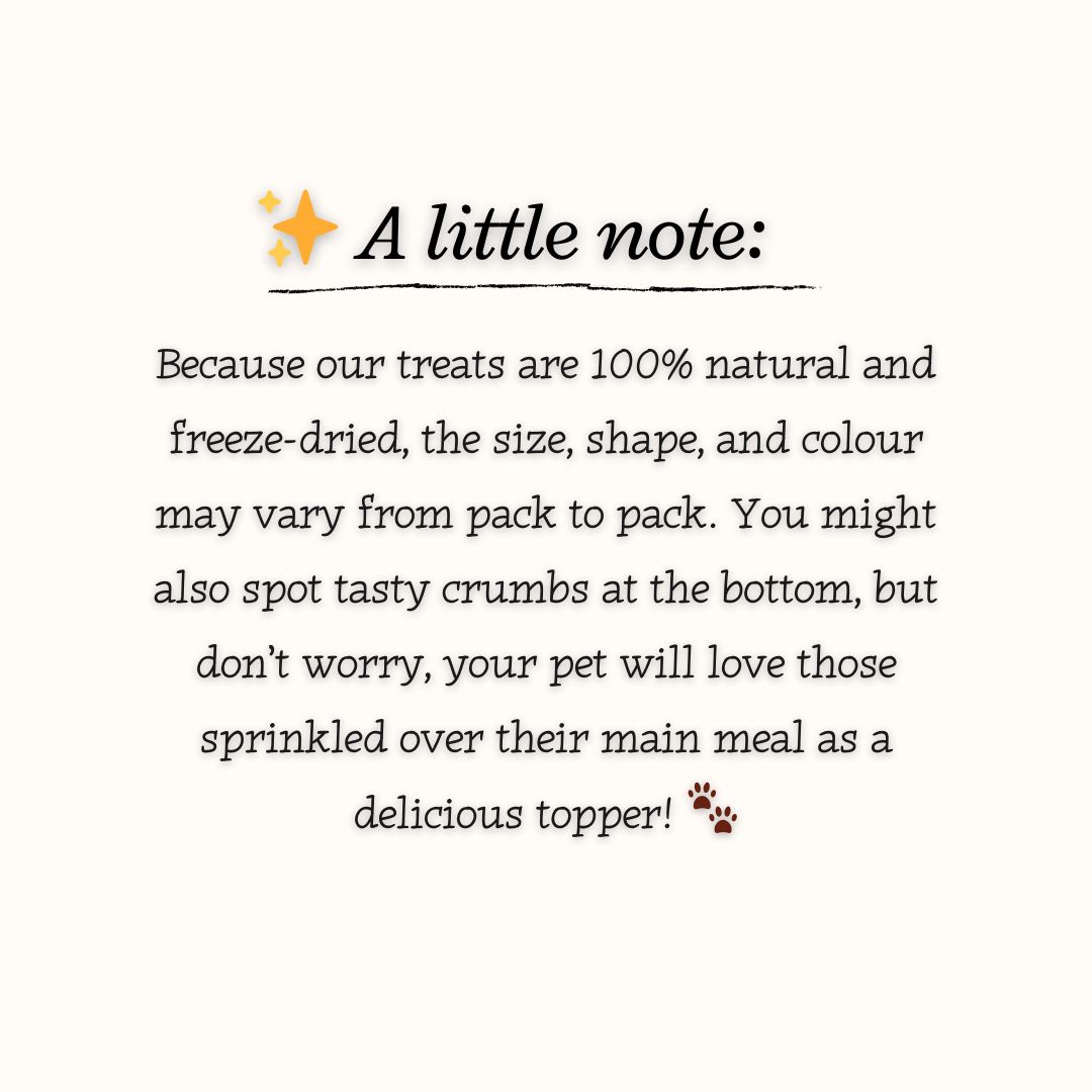 Cluck & Crunch - 100% Freeze-Dried Chicken Treats | Pure & Natural | Tail Tips UK | 50g pack