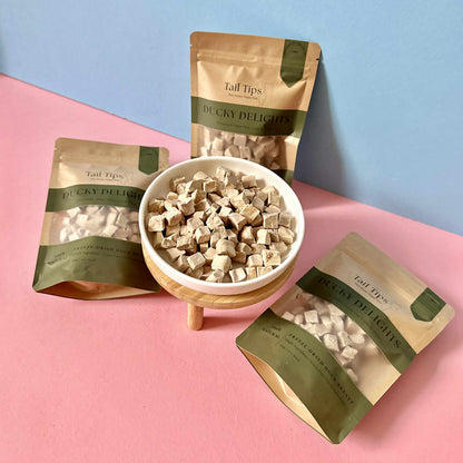 Taster Pack - 5 Freeze-Dried Pet Treats | Try All Flavours | Tail Tips UK