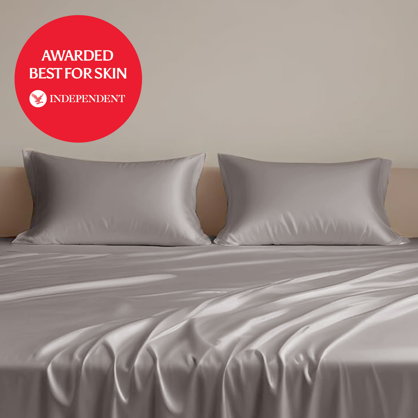 100% Organic Bamboo Silk Pillowcases (2 Pack)