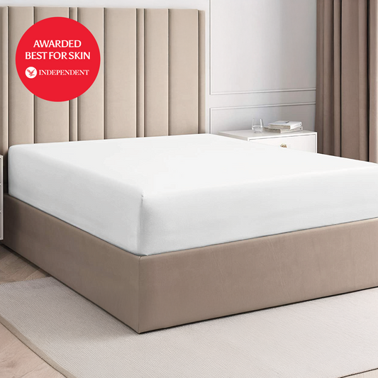 100% Organic Bamboo Silk Deep Fitted Sheet