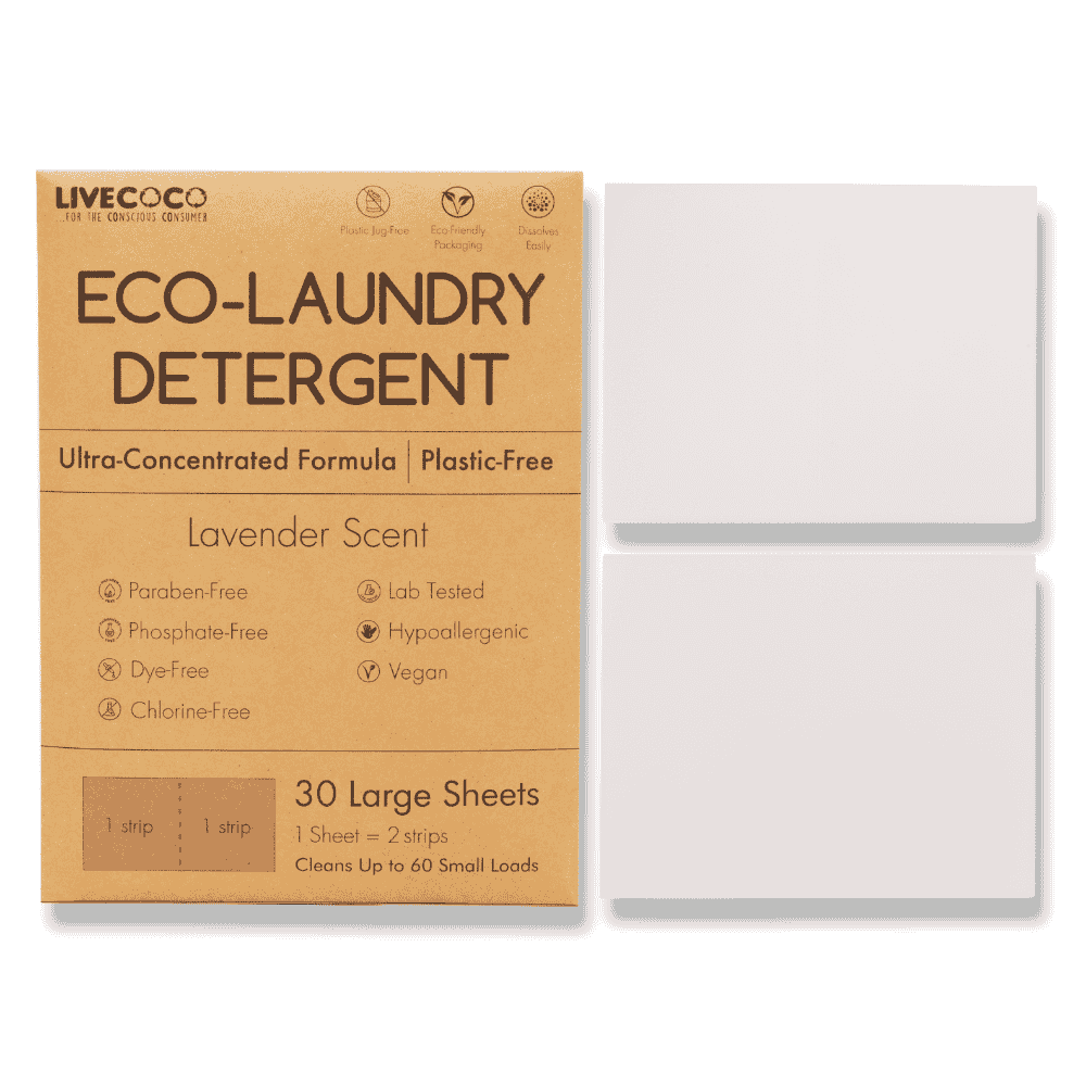 LiveCoco Eco-Laundry Detergent Sheets (60-360 Loads)