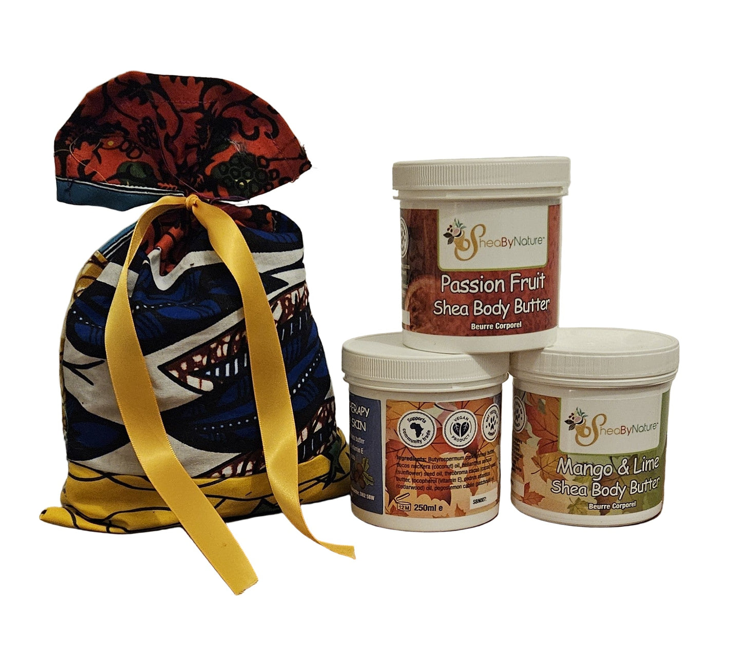 Passion Fruit, Coconut Vanilla & Lemongrass Mandarin Body Butter Gift Set