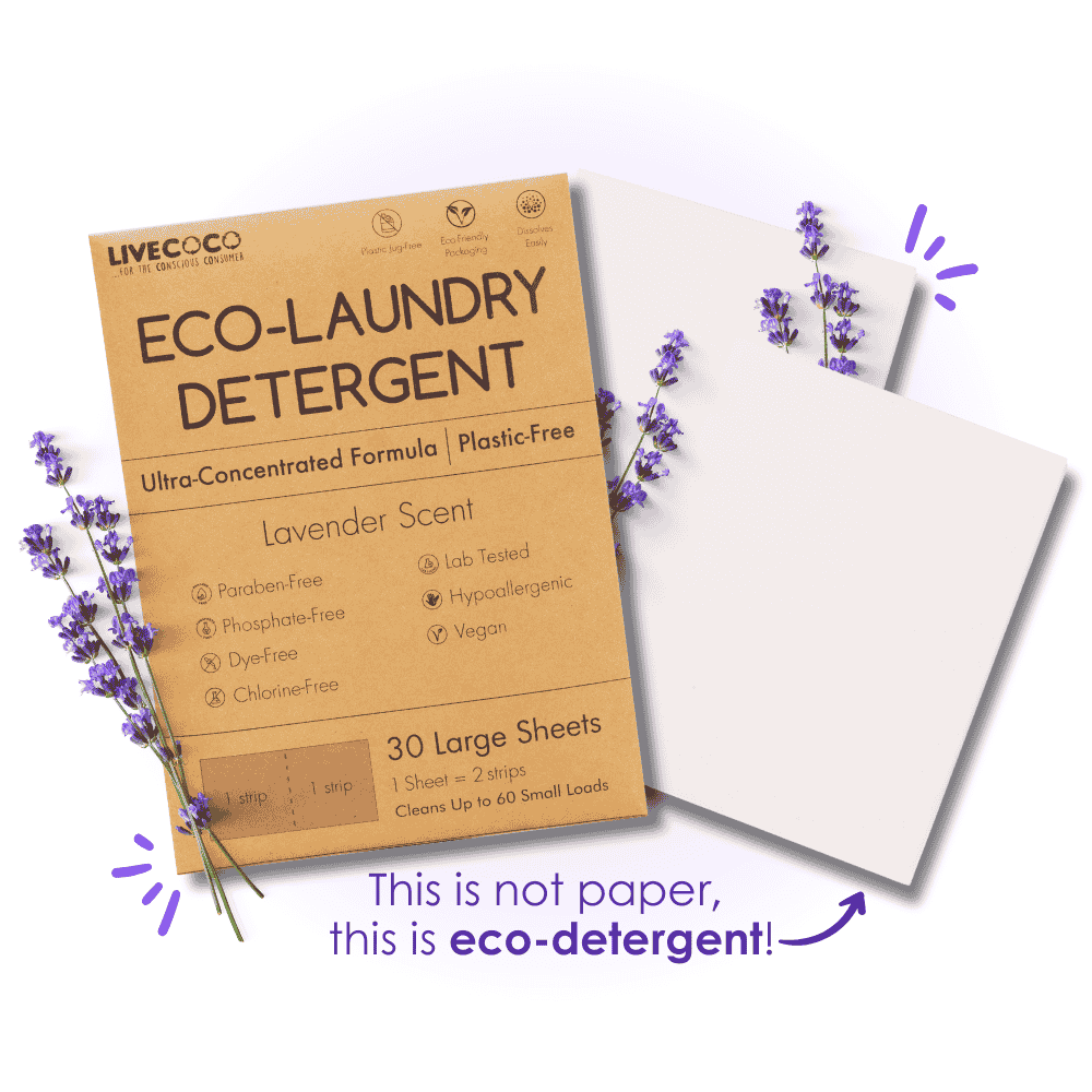 LiveCoco Eco-Laundry Detergent Sheets (60-360 Loads)