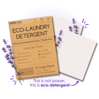 LiveCoco Eco-Laundry Detergent Sheets (60-360 Loads)