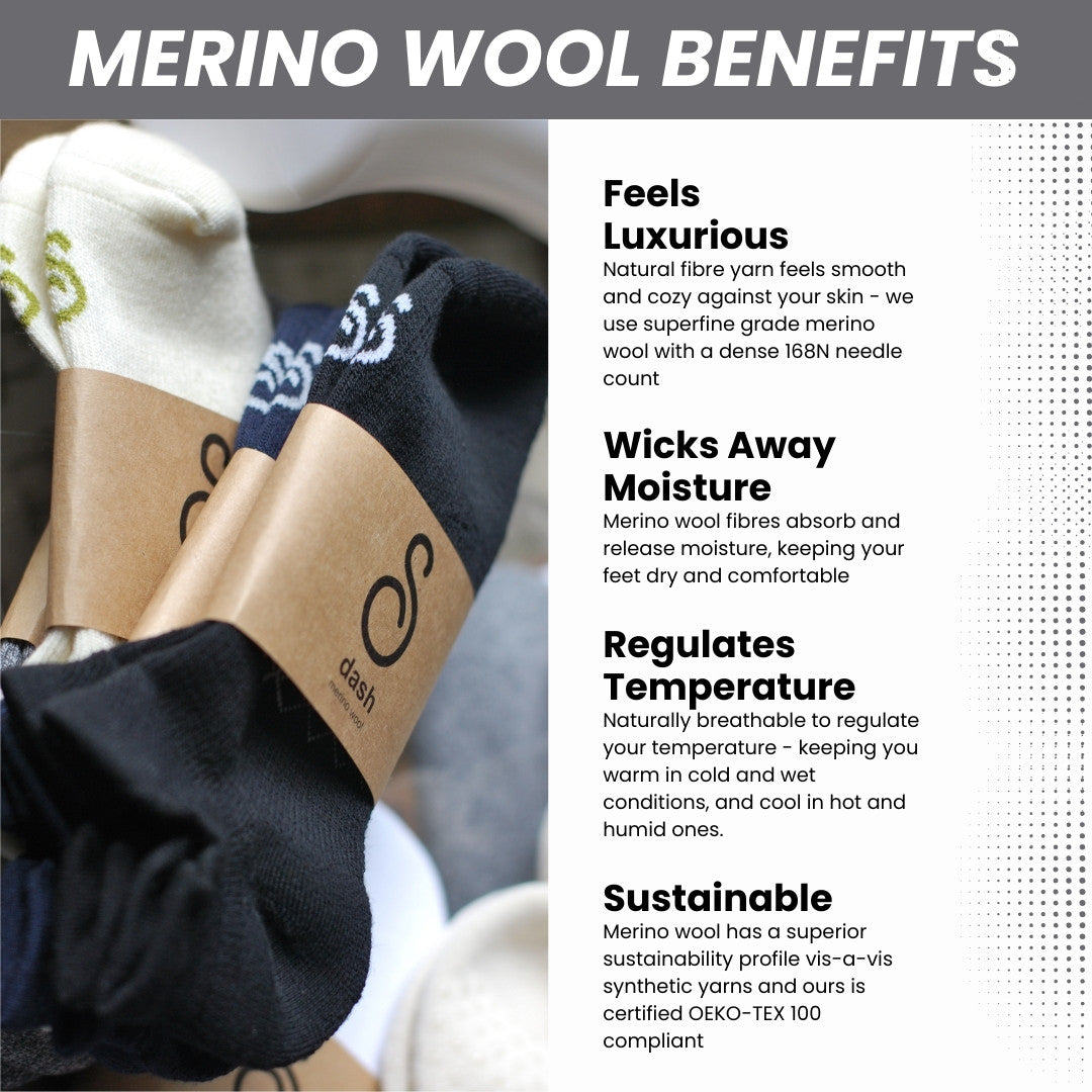 trainer socks - merino wool