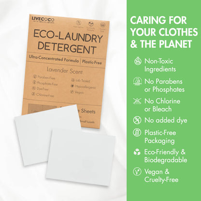 Eco-Laundry Detergent Sheets (60 Loads)