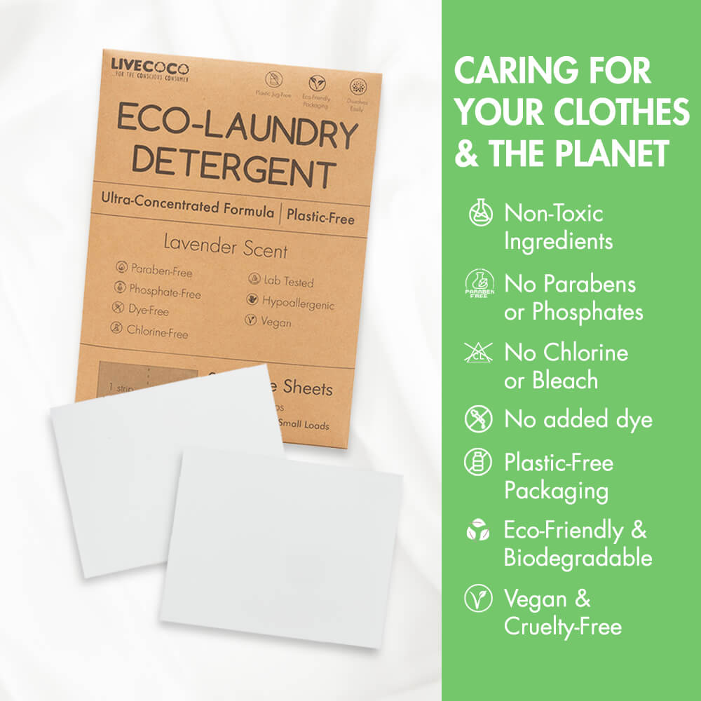 LiveCoco Eco-Laundry Detergent Sheets (60-360 Loads)