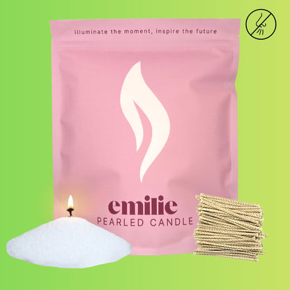 Unscented Pearled Candle - 1kg, 200 Hour Burn Time
