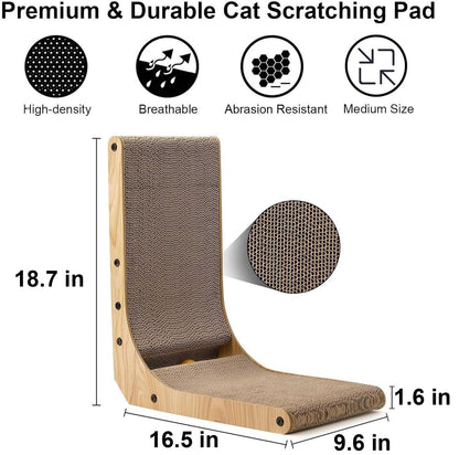 FUKUMARU Cat Scratcher, Small L Shape