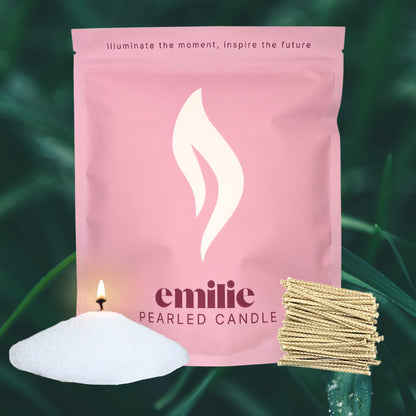 Refresh & Focus Scented Pearled Candle - 1kg, 200 Hour Burn Time