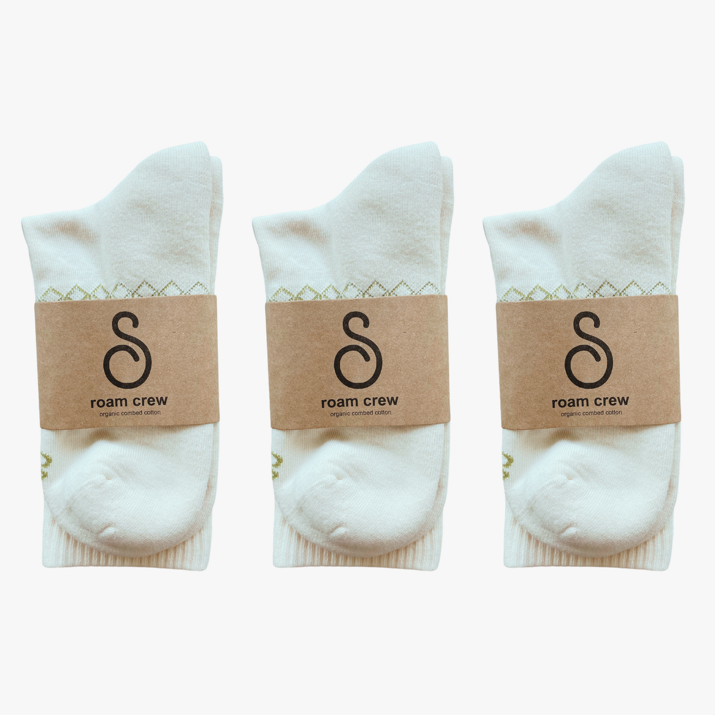 crew / mid-calf socks - organic combed cotton