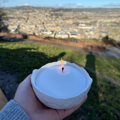 Unscented Pearled Candle - 1kg, 200 Hour Burn Time