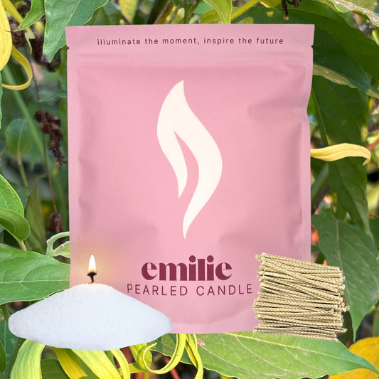 Ylang Ylang Scented Pearled Candle - 1kg, 200 Hour Burn Time