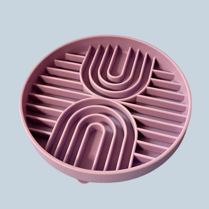 Slow & Steady - 2-in-1 Slow Feeder Bowl & Lick Mat | Calmer Mealtimes | Tail Tips UK