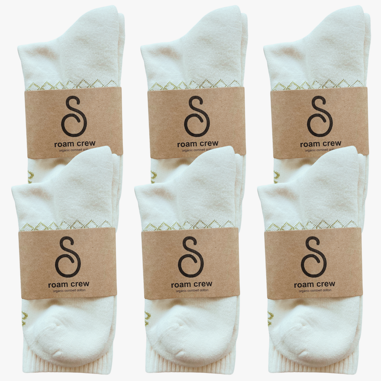 crew / mid-calf socks - organic combed cotton