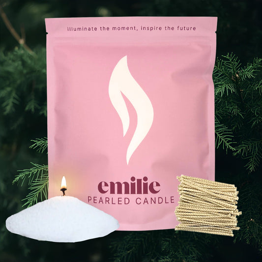 Cedarwood Scented Pearled Candle - 1kg, 200 Hour Burn Time