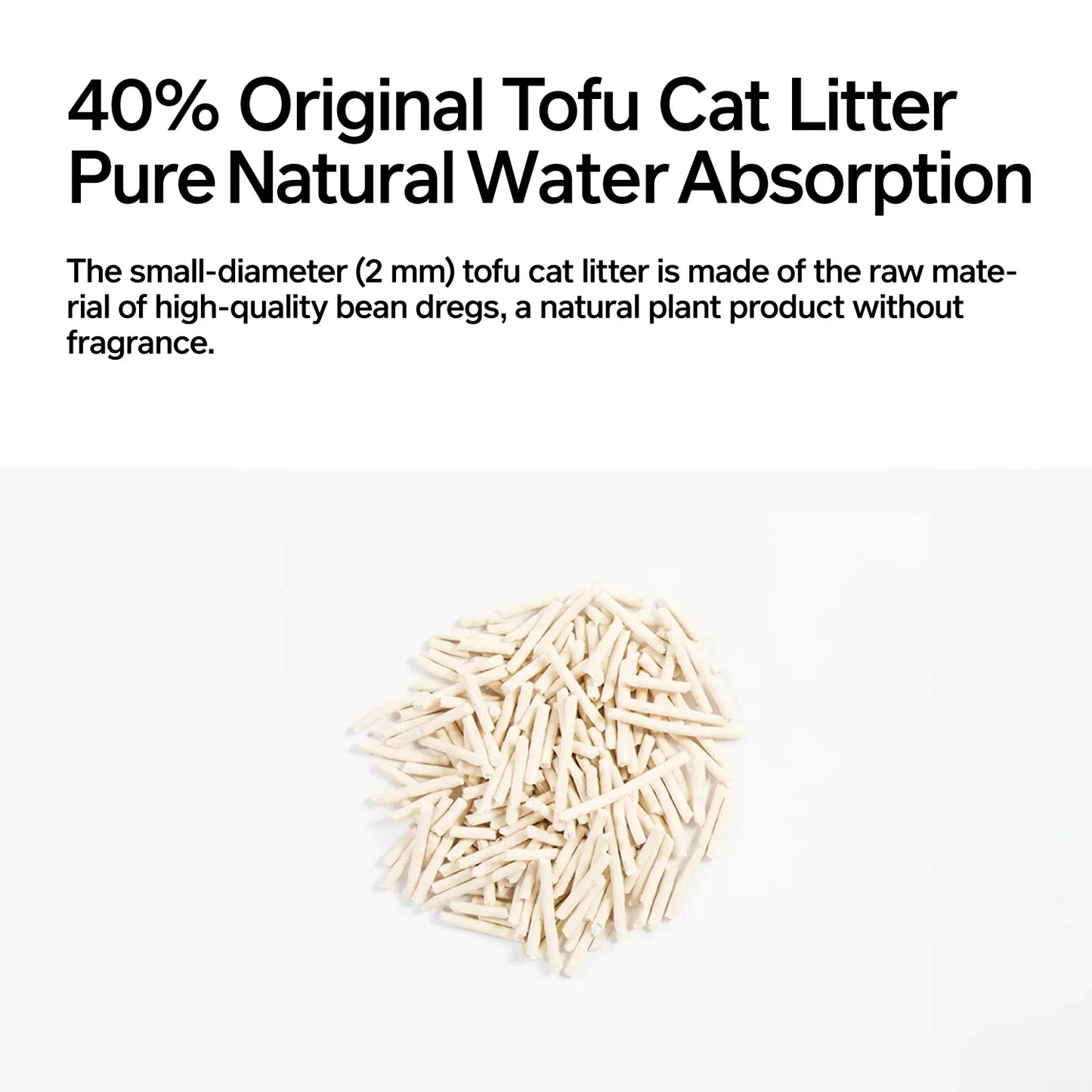 3-in-1 Blend Cat Litter (Tofu, Spherical Bentonite Clay, Activated Carbon Infused Tofu)
