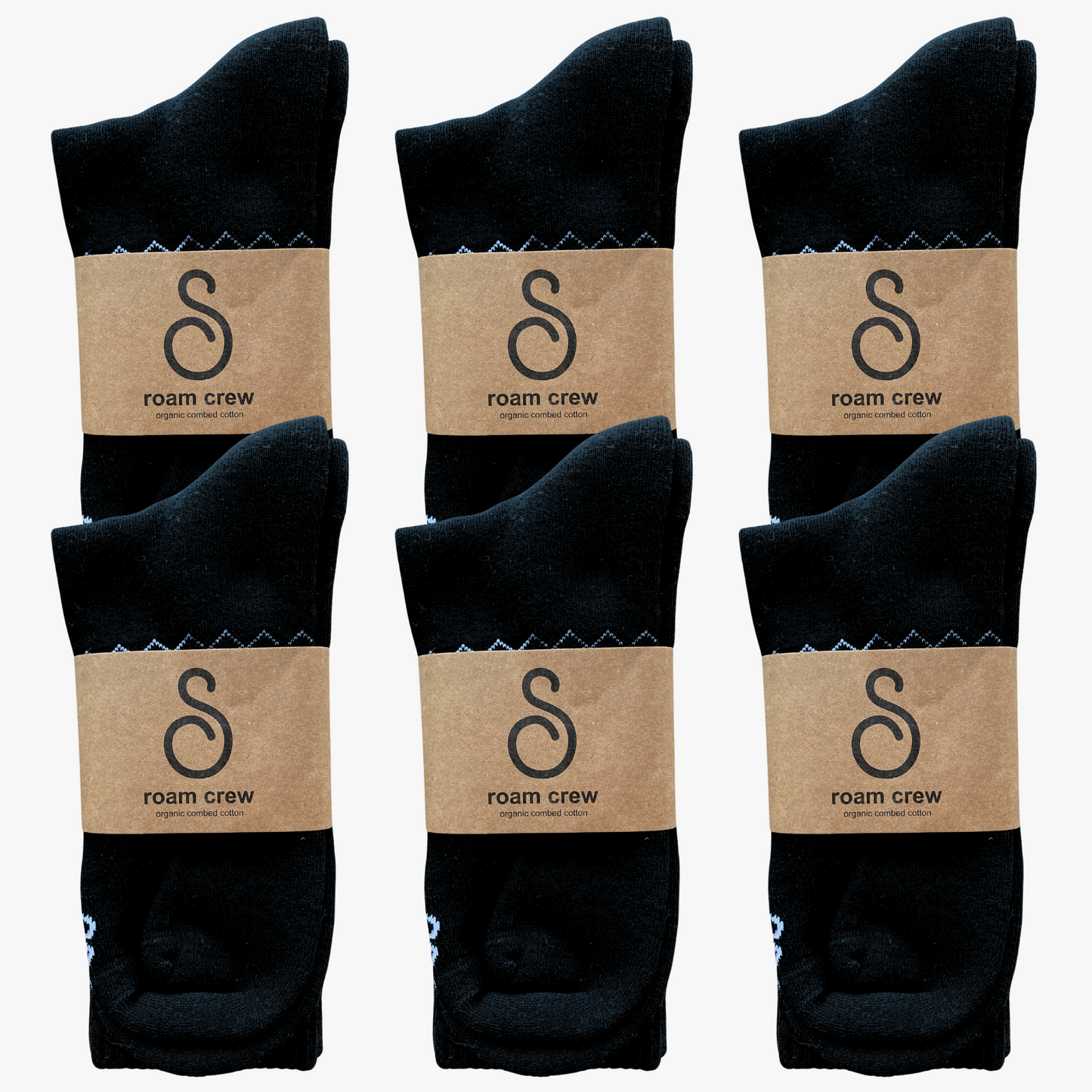 crew / mid-calf socks - organic combed cotton