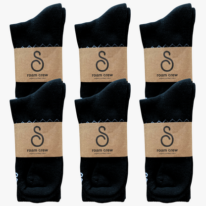 crew / mid-calf socks - organic combed cotton