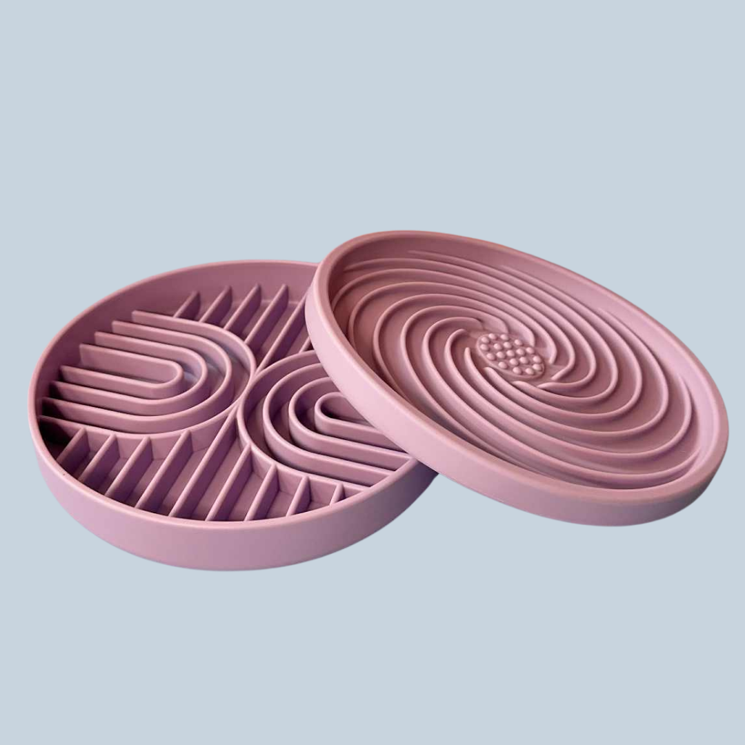 Slow & Steady - 2-in-1 Slow Feeder Bowl & Lick Mat | Calmer Mealtimes | Tail Tips UK