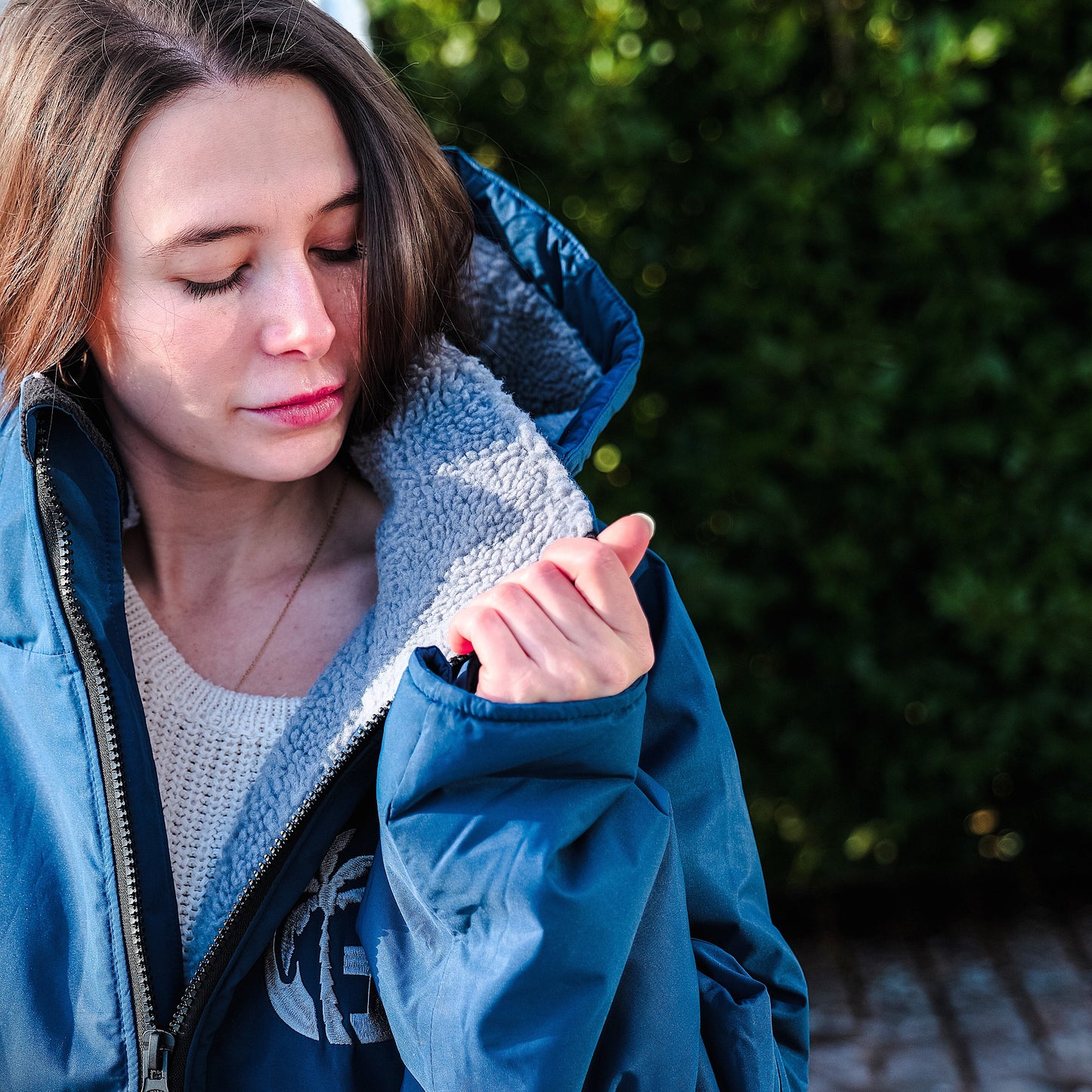 Sports-Cape Waterproof & Insulated - Navy & Grey