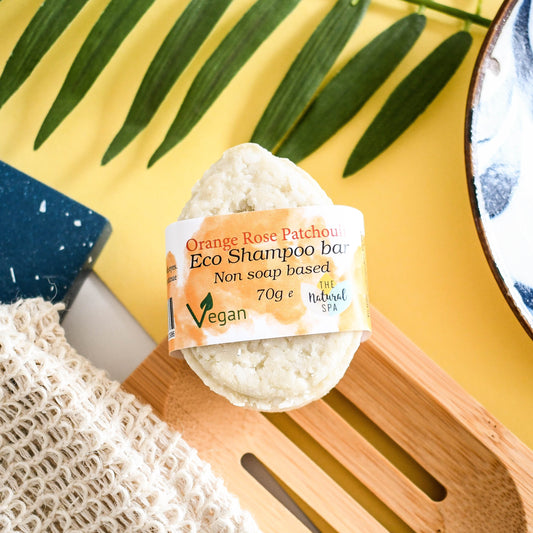 Patchouli Rose ECO Shampoo bar - Non Soap based hair wash