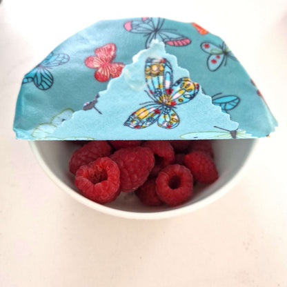 *Set of 3 Handmade Beeswax Wraps | Butterflies