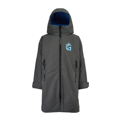 Sports-Cape Waterproof & Insulated - Charcoal & Blue