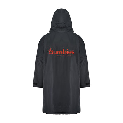 Sports-Cape Fully Waterproof & Insulated - Black & Burgundy