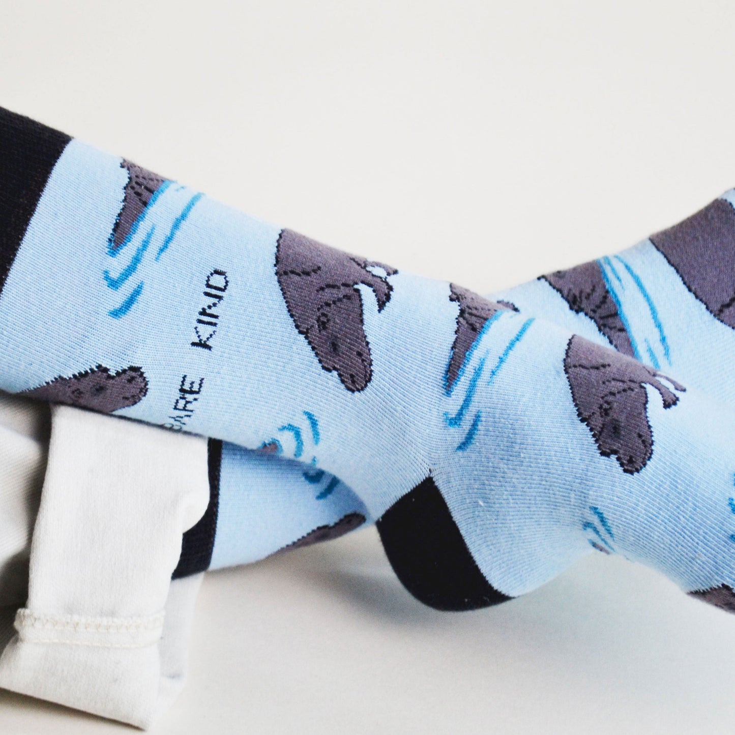 Save the Hippos Bamboo Socks