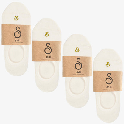 no-show socks - organic combed cotton