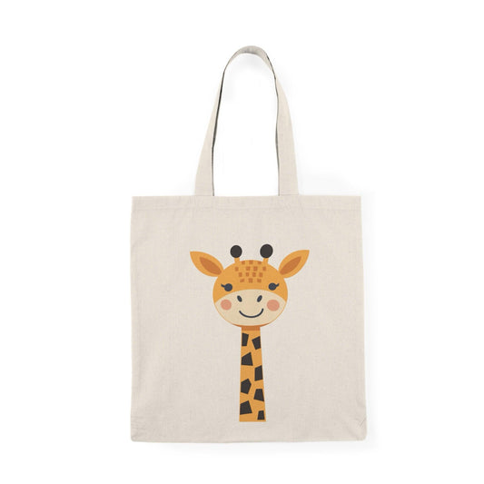 Giraffe Tote Bag – Elegant Wildlife Eco Shopper