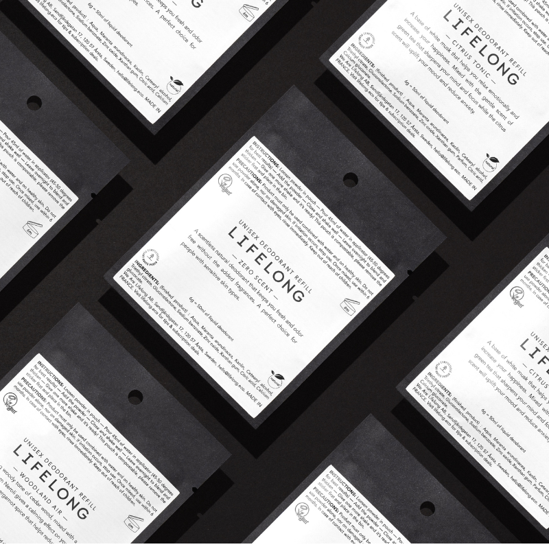 Multiple screens displaying a document with 'Lifelong' branding on a black background
