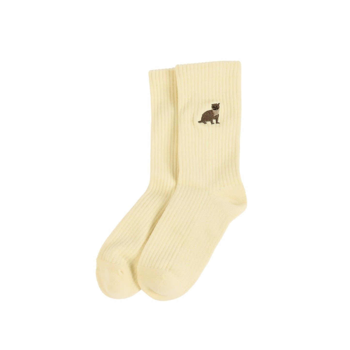 Save the Otter Ribbed Bamboo Socks