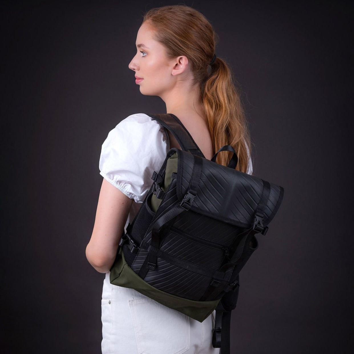 Colonel Vegan Water Resistant Backpack with Laptop Compartment