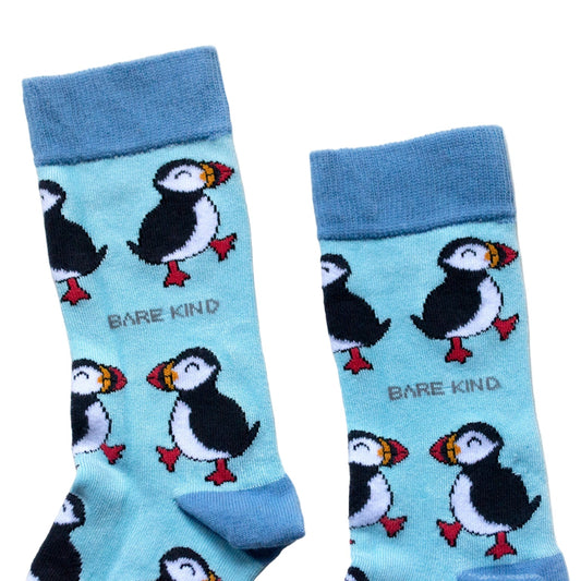 Save the Puffins Bamboo Socks