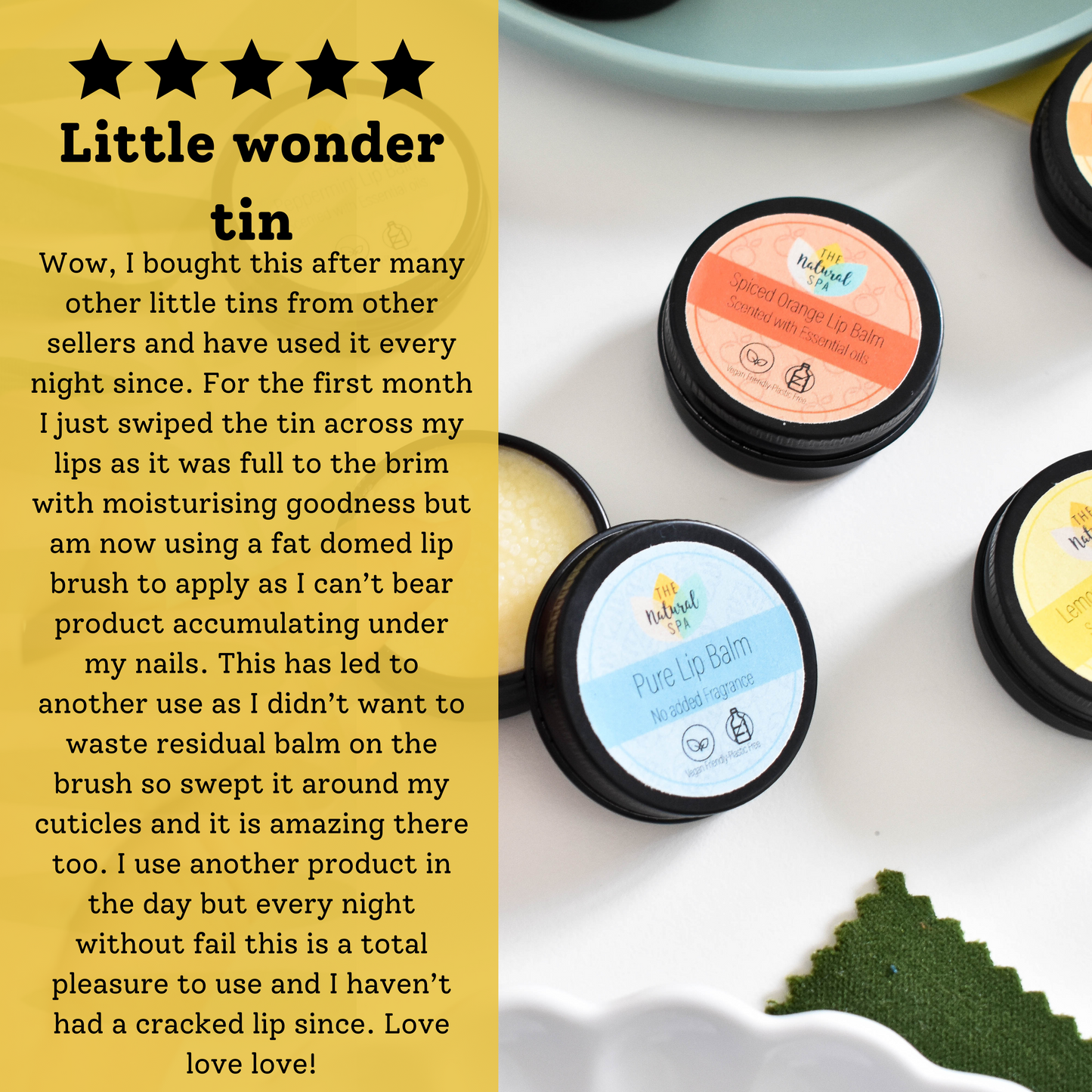Lemon Sorbet All Natural Lip Balm