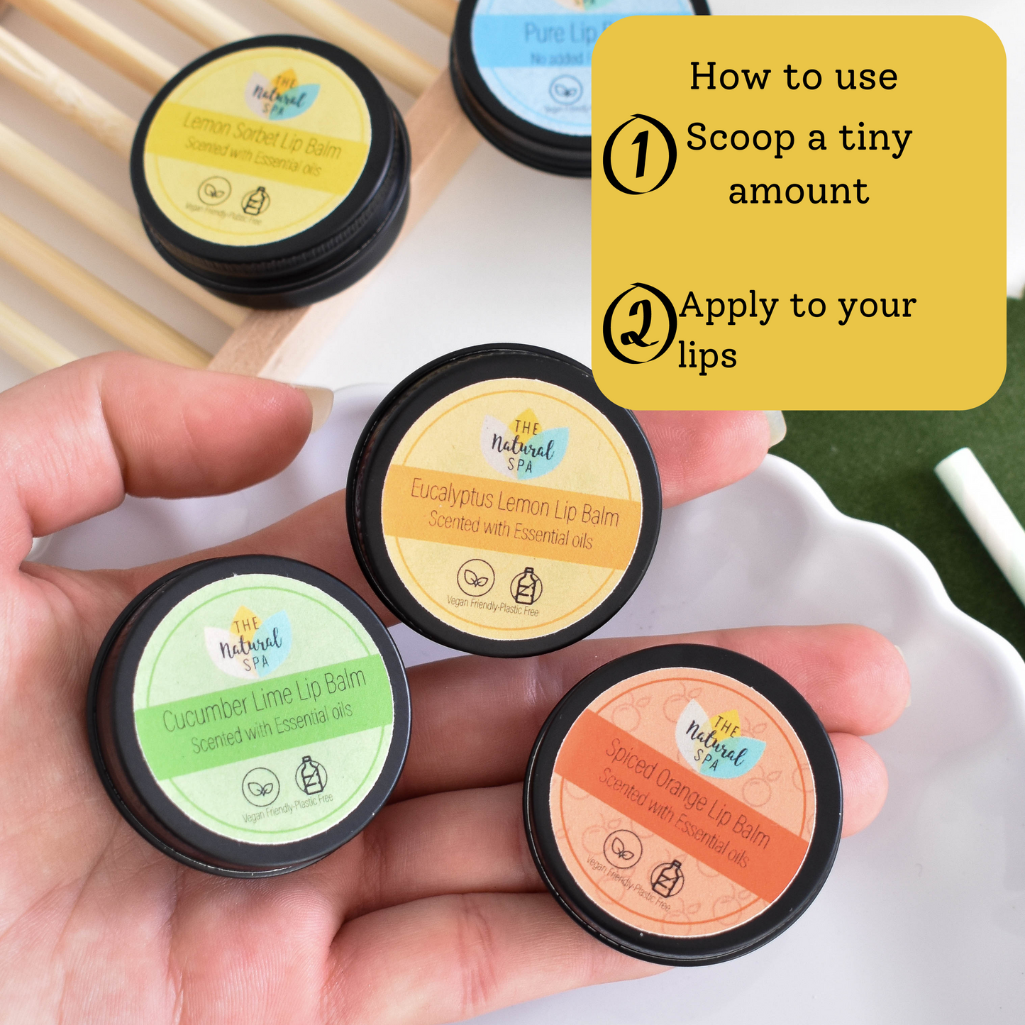 Lemon Sorbet All Natural Lip Balm