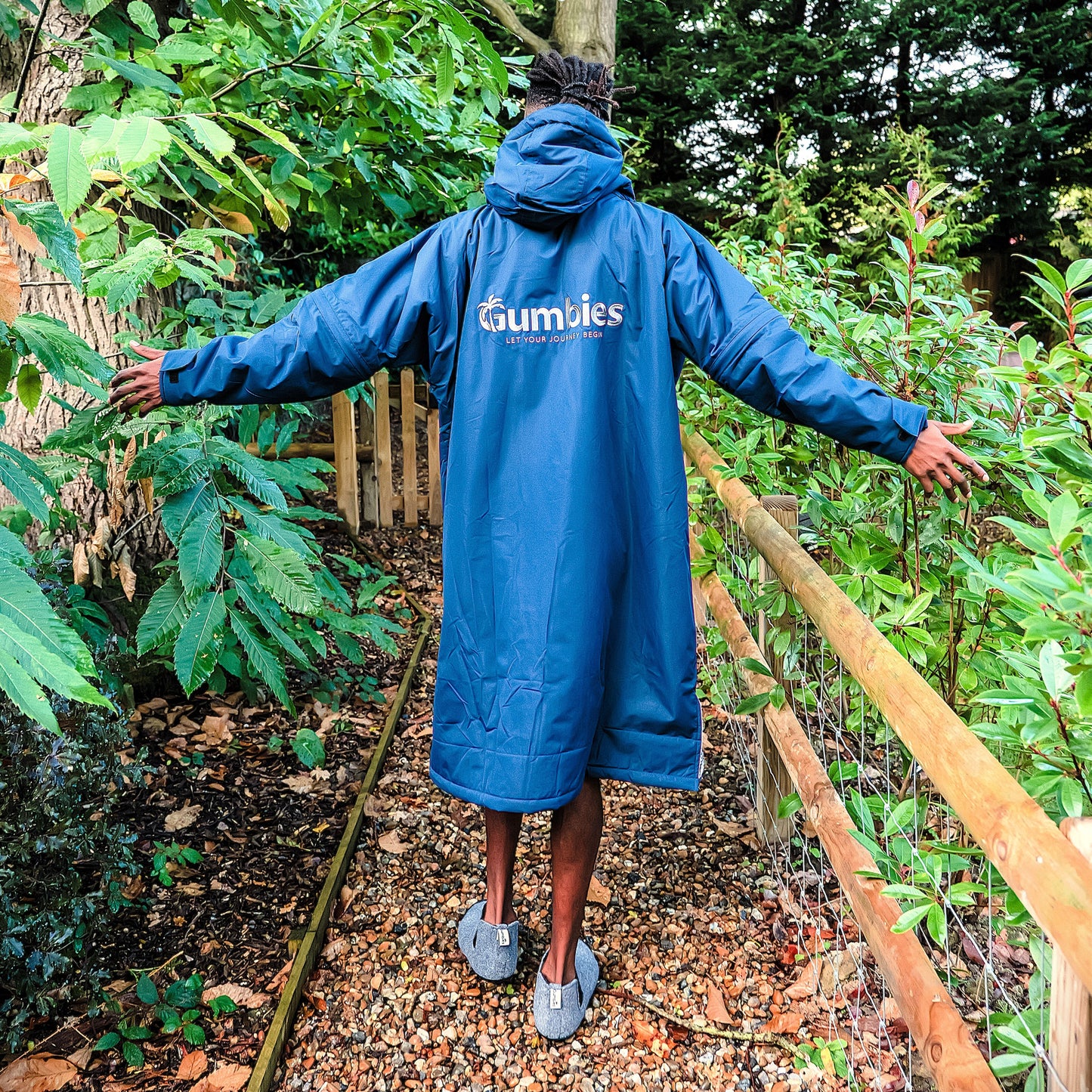 Sports-Cape Waterproof & Insulated - Navy & Grey