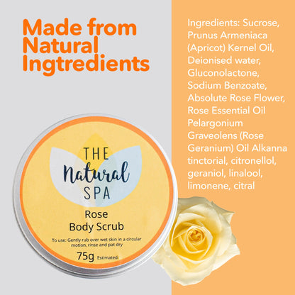 Rose Sugar Scrub - 3 different size option