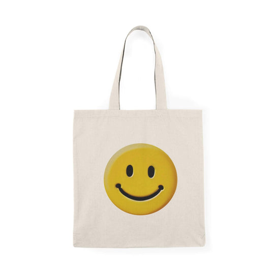 Eco-Friendly Smiley Face Tote Bag
