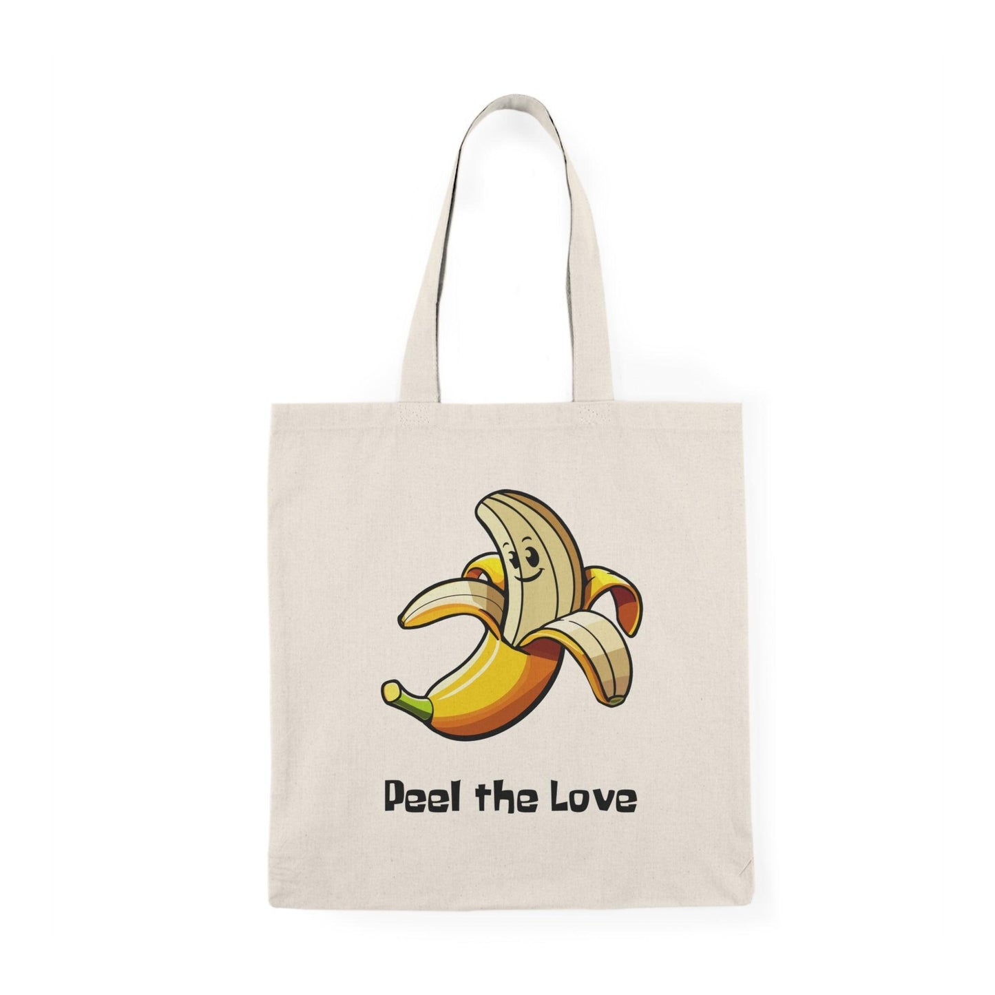 Peel the Love Tote Bag – Funny Banana Eco Shopping Bag